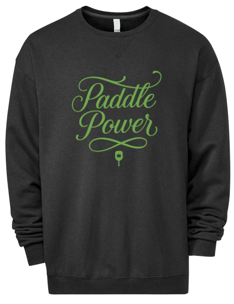 Pickleball Pretty Badass Premium Unisex Crewneck Sweatshirt