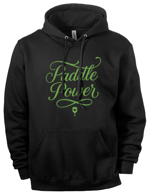 Pickleball Pretty Badass Eco Premium Unisex Hooded Sweatshirt