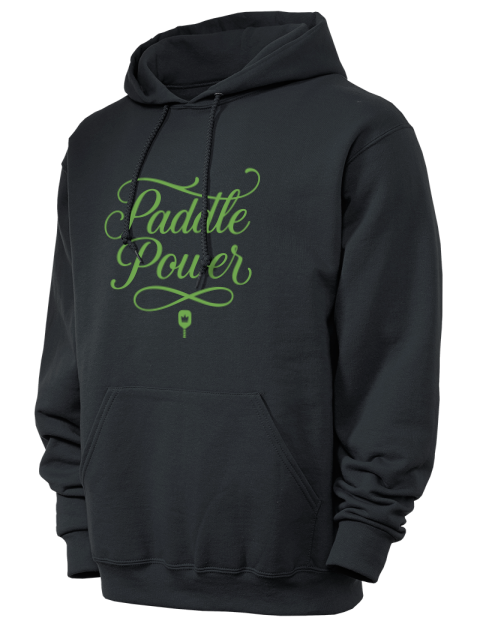 Pickleball Pretty Badass Unisex Hooded Sweatshirt