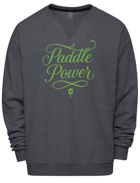 Pickleball Pretty Badass Premium Unisex Crewneck Sweatshirt