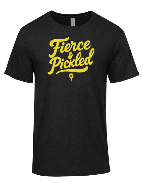 Pickleball Pretty Badass Premium Ring-Spun Cotton Unisex T-Shirt