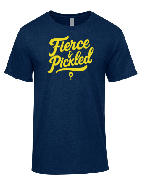 Pickleball Pretty Badass Premium Ring-Spun Cotton Unisex T-Shirt