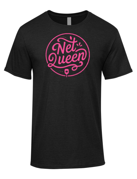Pickleball Pretty Badass Premium Ring-Spun Cotton Unisex T-Shirt
