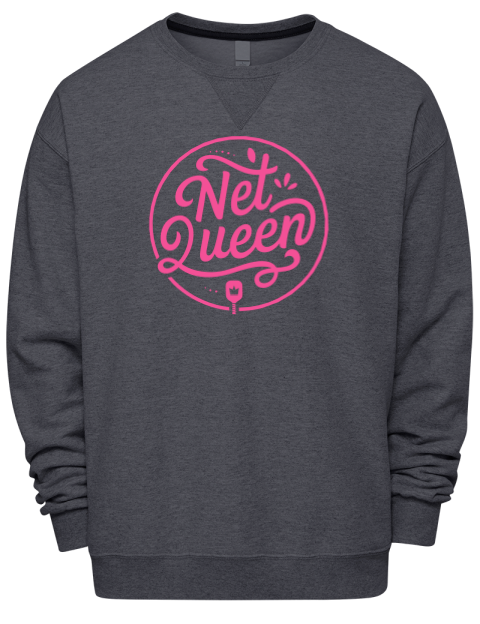 Pickleball Pretty Badass Premium Unisex Crewneck Sweatshirt