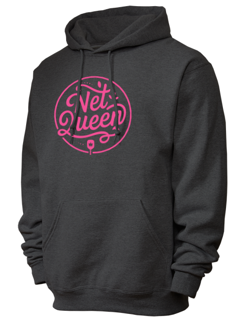 Pickleball Pretty Badass Unisex Hooded Sweatshirt