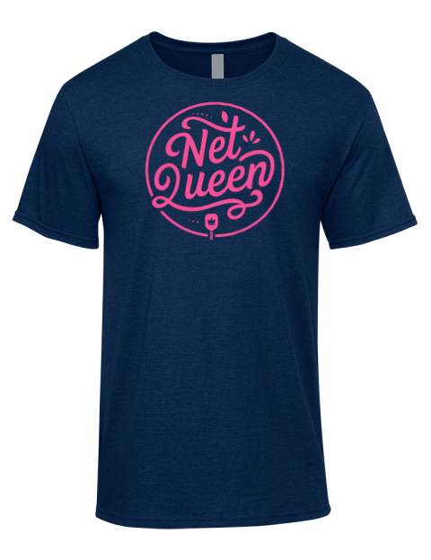 Pickleball Pretty Badass Premium Ring-Spun Cotton Unisex T-Shirt