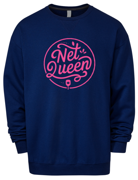 Pickleball Pretty Badass Premium Unisex Crewneck Sweatshirt