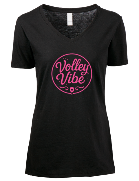 Pickleball Pretty Badass Premium Ladies V-Neck T-Shirt