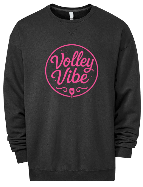 Pickleball Pretty Badass Premium Unisex Crewneck Sweatshirt
