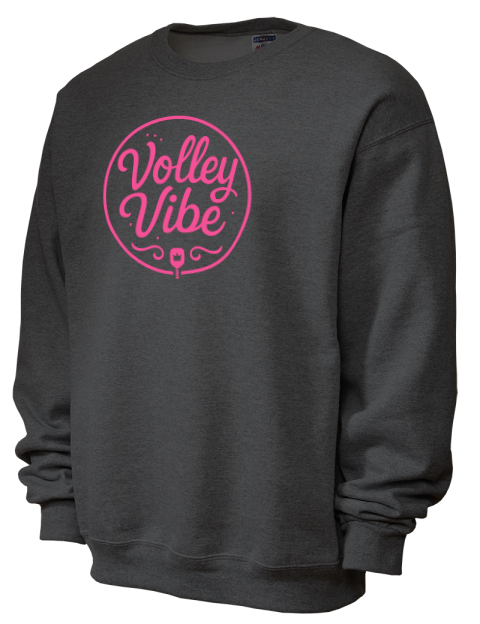 Pickleball Pretty Badass Unisex Crewneck Sweatshirt