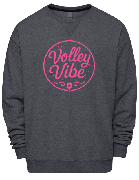 Pickleball Pretty Badass Premium Unisex Crewneck Sweatshirt