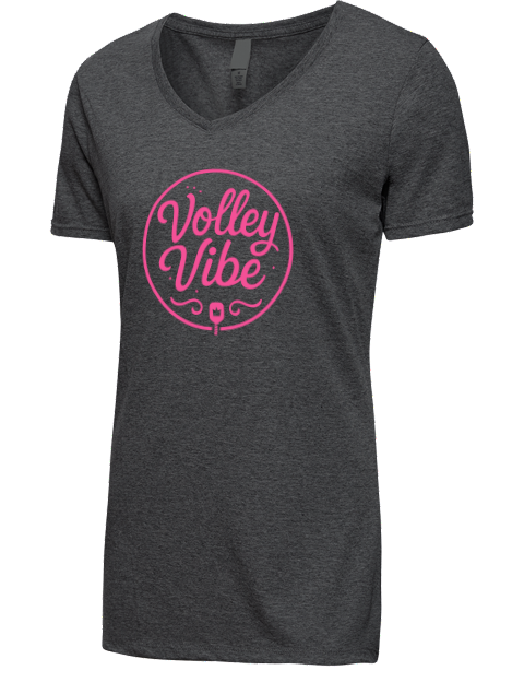Pickleball Pretty Badass Premium Ladies V-Neck T-Shirt