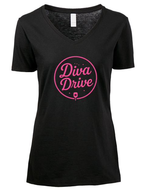 Pickleball Pretty Badass Premium Ladies V-Neck T-Shirt