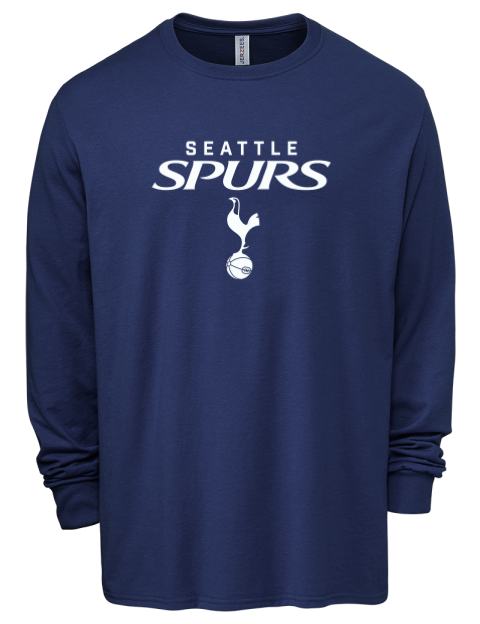 Seattle Spurs Men's Premium Blend Long Sleeve-T-Shirt
