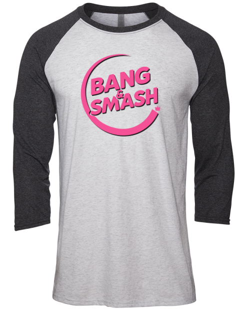 Pickleball Bangers & Smash Unisex Premium Three-Quarter Raglan T-Shirt