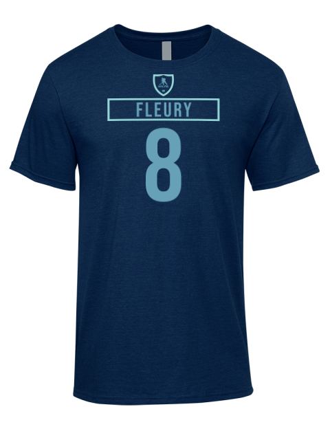 Away Jersey Cale Fleury Premium Ring-Spun Cotton Unisex T-Shirt | Swagsta