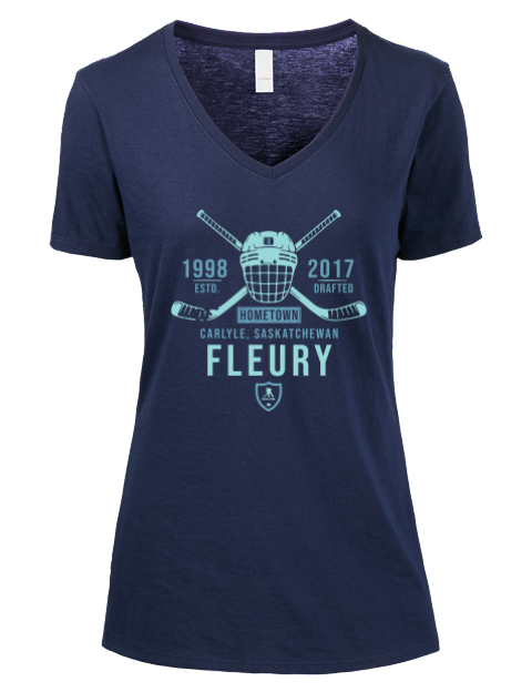 Heritage Cale Fleury Premium Ladies V-Neck T-Shirt | Swagsta