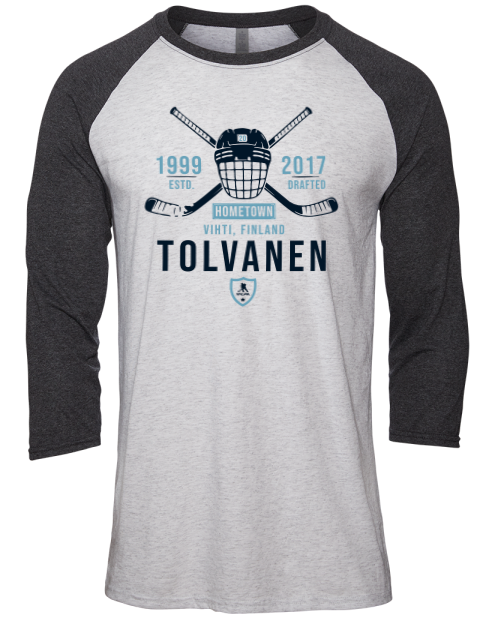 Classic Heritage Eeli Tolvanen Unisex Premium Three-Quarter Raglan T-Shirt | Swagsta