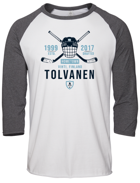 Classic Heritage Eeli Tolvanen Unisex Premium Three-Quarter Raglan T-Shirt | Swagsta