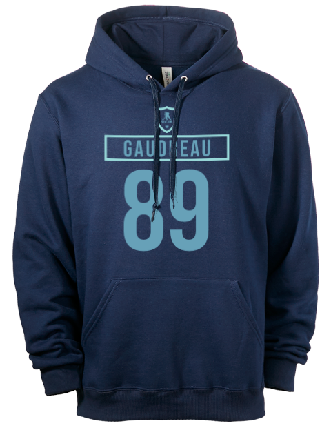 Away Jersey Frederick Gaudreau Eco Premium Unisex Hooded Sweatshirt | Swagsta
