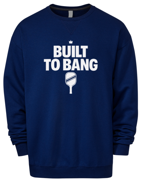 Built To Bang Pickleball Premium Unisex Crewneck Sweatshirt | Swagsta