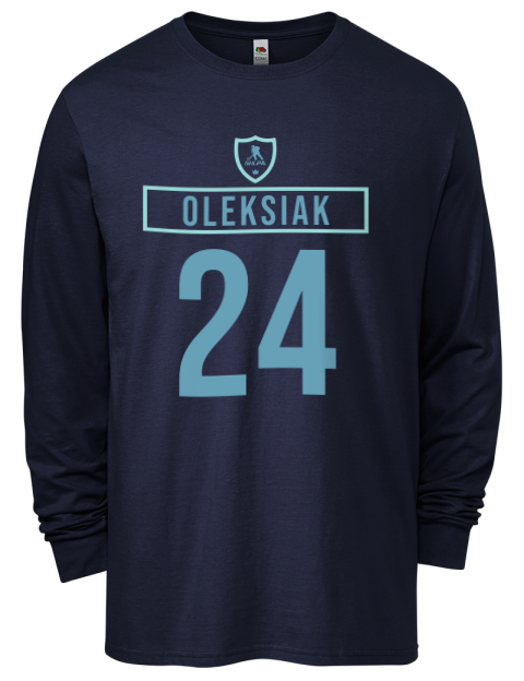 Away Jersey Jamie Oleksiak Men's Long-Sleeve T-Shirt | Swagsta