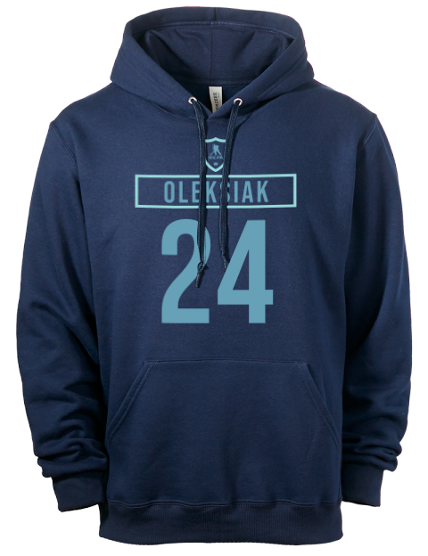 Away Jersey Jamie Oleksiak Eco Premium Unisex Hooded Sweatshirt | Swagsta