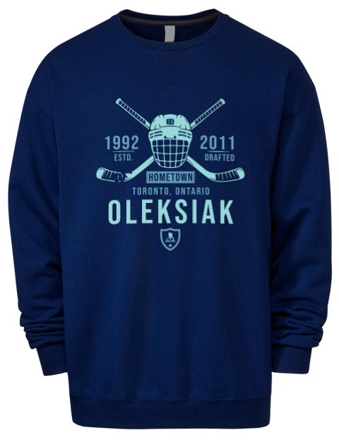 Heritage Jamie Oleksiak Premium Unisex Crewneck Sweatshirt | Swagsta