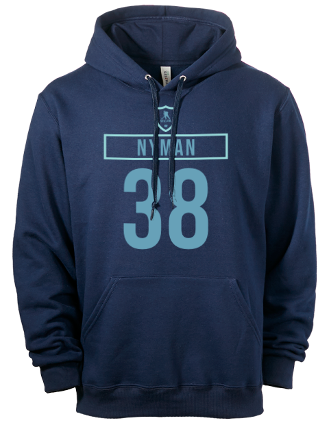 Away Jersey Jani Nyman Eco Premium Unisex Hooded Sweatshirt | Swagsta