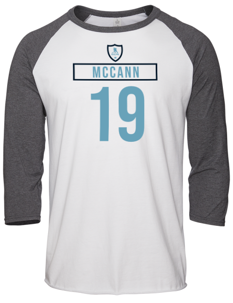 Home Jersey Jared McCann Unisex Premium Three-Quarter Raglan T-Shirt | Swagsta