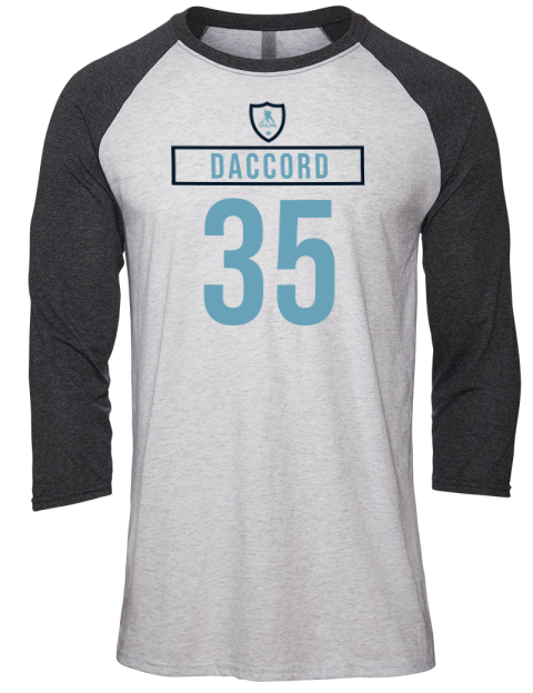 Home Jersey Joey Daccord Unisex Premium Three-Quarter Raglan T-Shirt | Swagsta