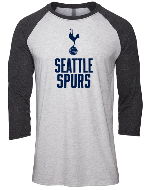 Seattle Spurs Unisex Premium Three-Quarter Raglan T-Shirt