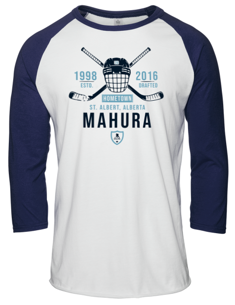 Classic Heritage Josh Mahura Unisex Premium Three-Quarter Raglan T-Shirt | Swagsta