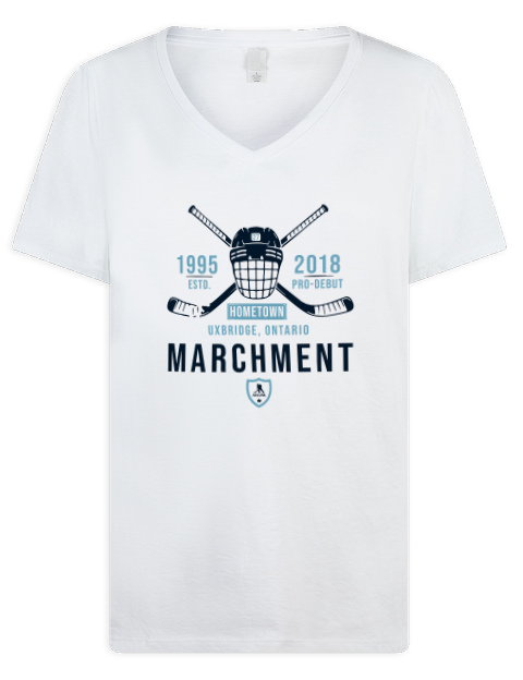 Classic Heritage Mason Marchment Premium Ladies V-Neck T-Shirt | Swagsta