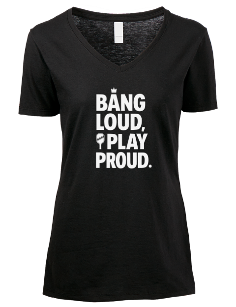 Pickleball Bangers & Smash Premium Ladies V-Neck T-Shirt