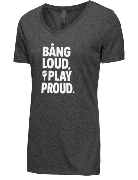Pickleball Bangers & Smash Premium Ladies V-Neck T-Shirt