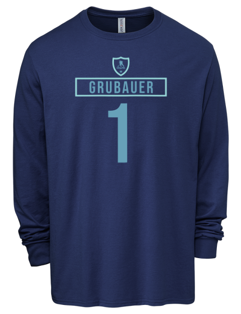 Away Jersey Philipp Grubauer Men's Premium Blend Long Sleeve-T-Shirt | Swagsta