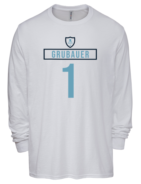 Home Jersey Philipp Grubauer Men's Premium Blend Long Sleeve-T-Shirt | Swagsta