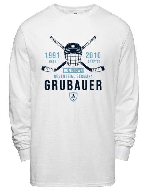 Classic Heritage Philipp Grubauer Men's Long-Sleeve T-Shirt | Swagsta
