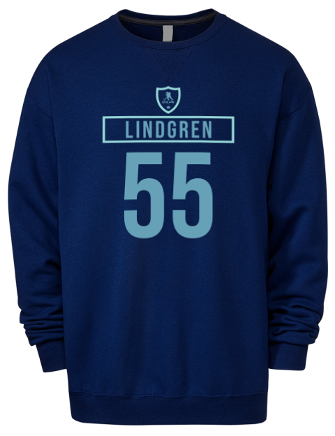 Away Jersey Ryan Lindgren Premium Unisex Crewneck Sweatshirt | Swagsta