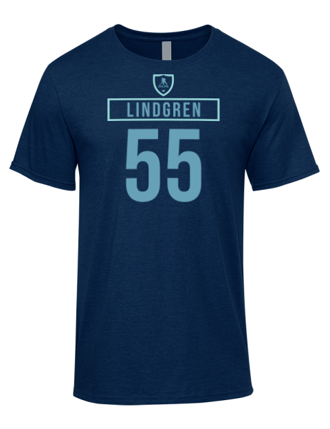 Away Jersey Ryan Lindgren Premium Ring-Spun Cotton Unisex T-Shirt | Swagsta
