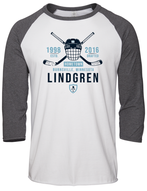 Classic Heritage Ryan Lindgren Unisex Premium Three-Quarter Raglan T-Shirt | Swagsta