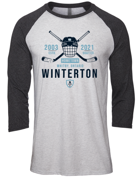 Classic Heritage Ryan Winterton Unisex Premium Three-Quarter Raglan T-Shirt | Swagsta