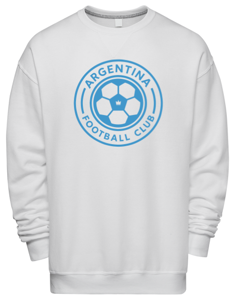 Argentina Soccer Premium Unisex Crewneck Sweatshirt | Swagsta