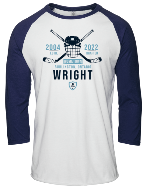 Classic Heritage Shane Wright Unisex Premium Three-Quarter Raglan T-Shirt | Swagsta