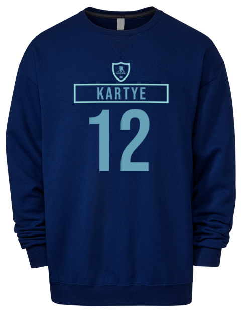 Away Jersey Tye Kartye Premium Unisex Crewneck Sweatshirt | Swagsta