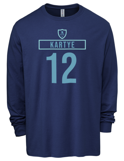 Away Jersey Tye Kartye Men's Premium Blend Long Sleeve-T-Shirt | Swagsta