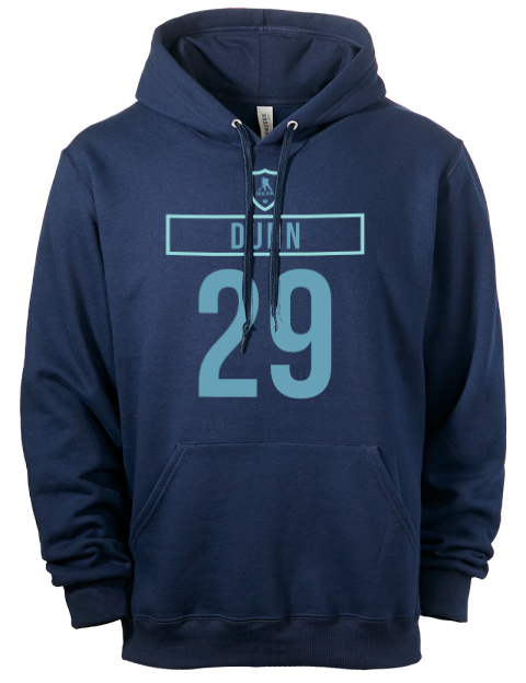 Away Jersey Vince Dunn Eco Premium Unisex Hooded Sweatshirt | Swagsta