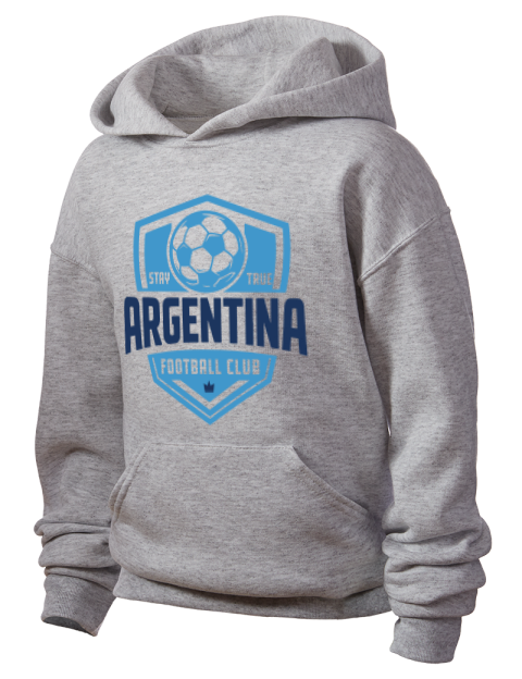 Argentia Football Club Soccer Youth Hooded Sweatshirt | Swagsta