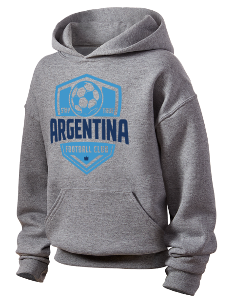 Argentia Football Club Soccer Youth Hooded Sweatshirt | Swagsta